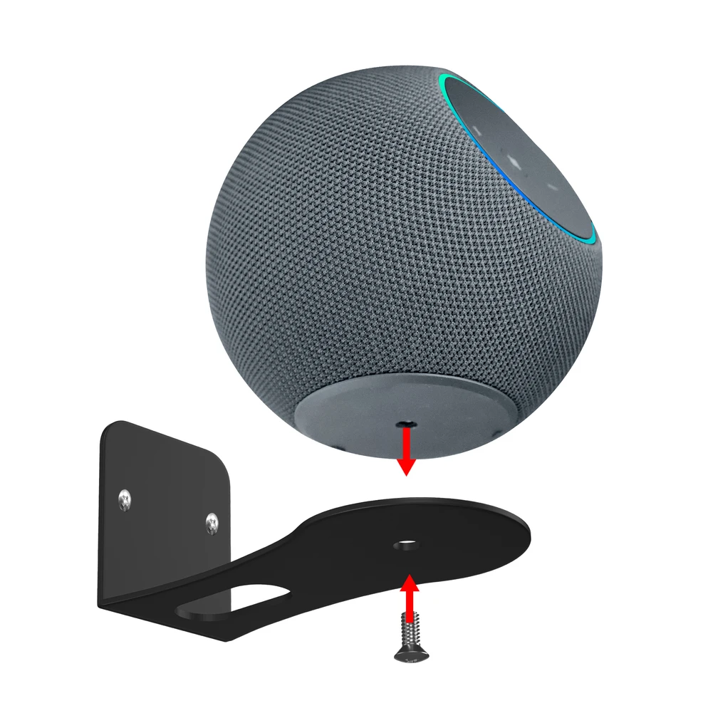 

1 шт. универсальное настенное крепление для Echo Studio, элегантный металлический кронштейн, эффективное решение для организации кабелей, настенный кронштейн для аудиоустройств