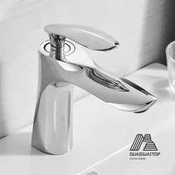 Basin Faucets Waterfall Bathroom Faucet Single Handle Basin Mixer Tap Bath Faucet Brass Sink Water Crane Silver Bathroom Faucets