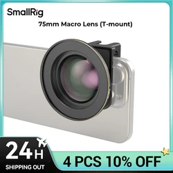 SmallRig 75mm Macro Lens for Mobile Phone T-Mount for iPhone for Xiaomi for Huawei for Samsung for Vivo Smart Phones 4588