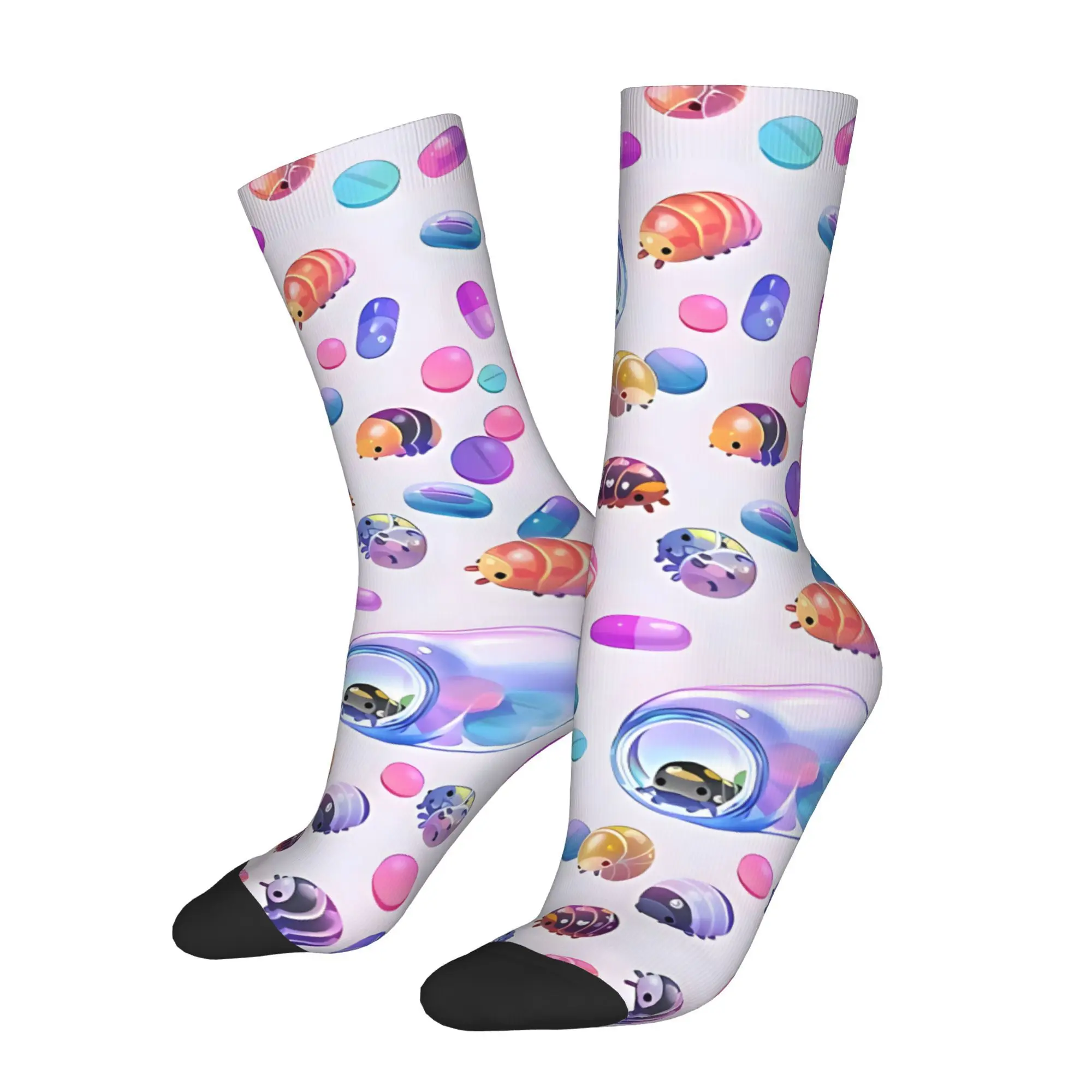 

Pill Bugs Sock Printed Man Polyester Fashion