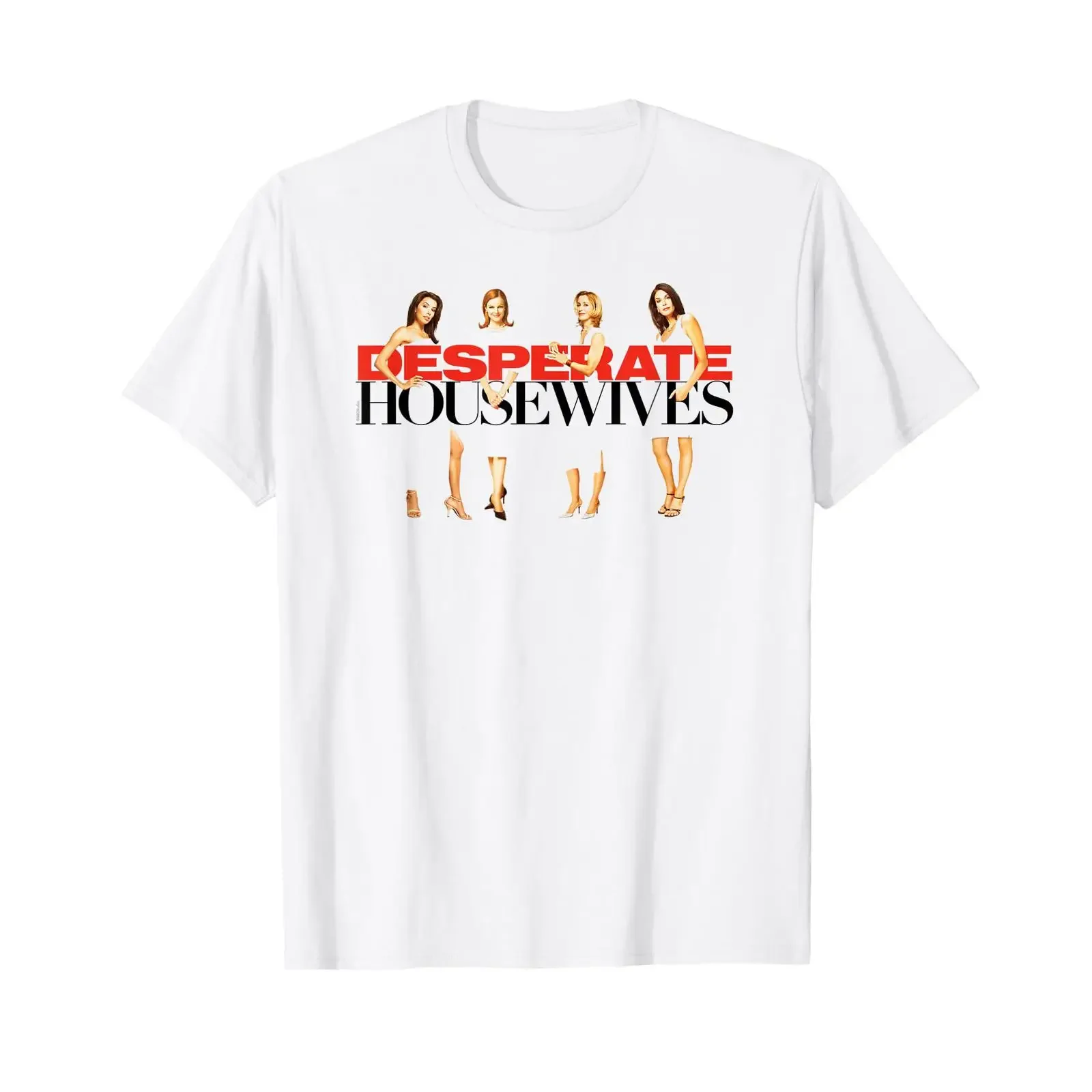 Desperate Housewives Logo Ladies T Shirt vintage Washed Breathable Stylish Casual Top For Everyday Wear Slightly fashion