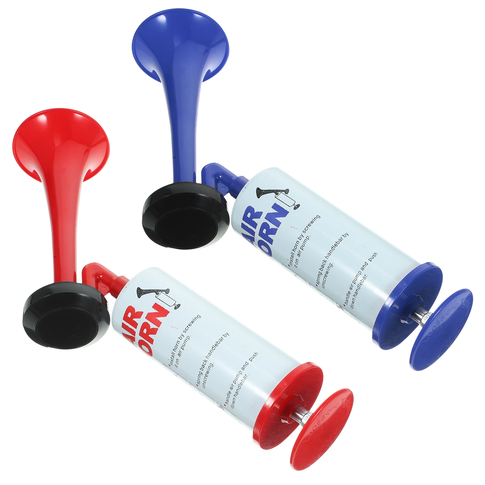 

2 Pcs H held Air Horn for Sports Events Soccer Party Favors H Push Trumpet Cheer Props ABS Lightweight Noisemakers Fire Signal