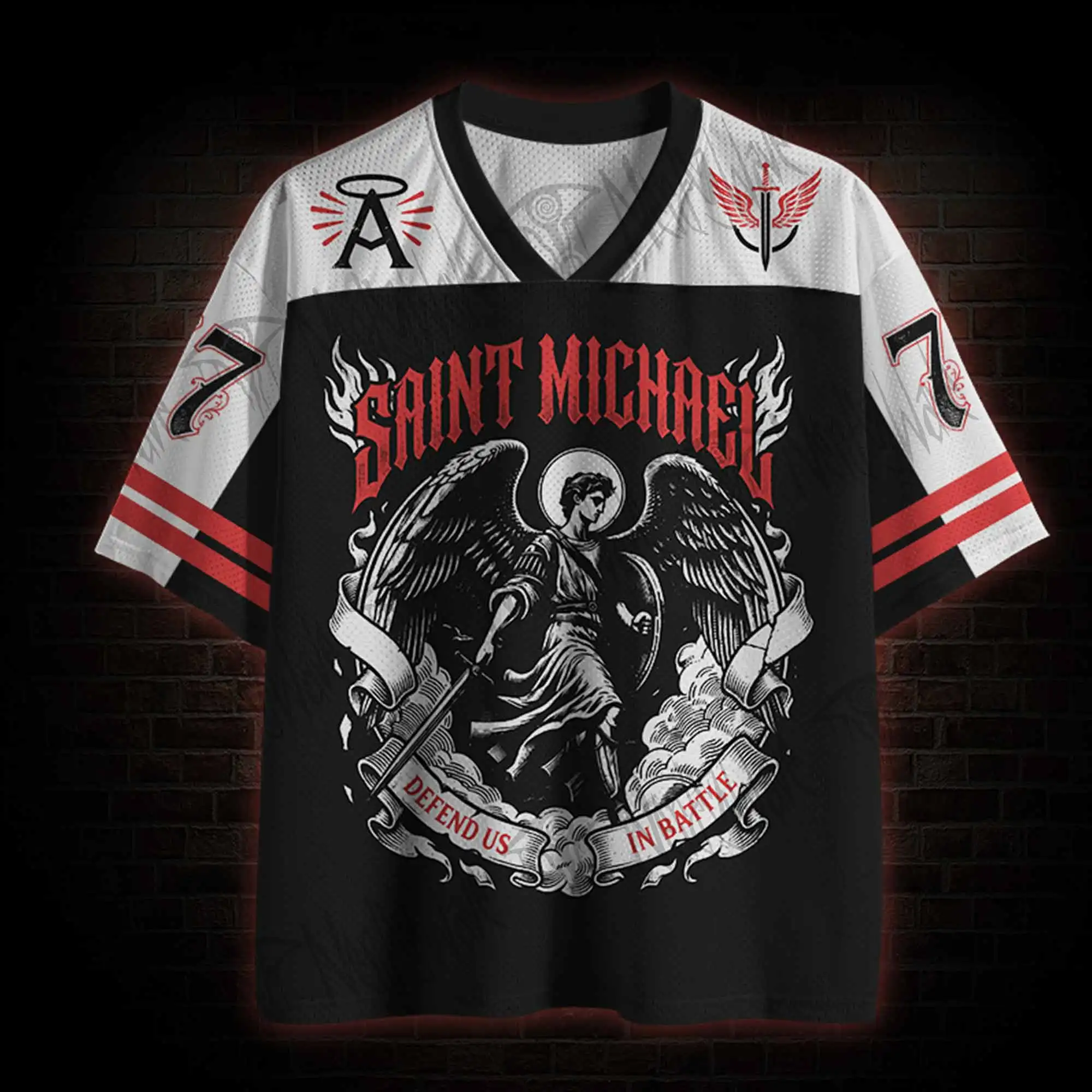 Hot Selling Products, Terrifying Dark Series Clothing, Fashionable Men's Short Sleeves Suitable for Sports and Fitness, Bicycles