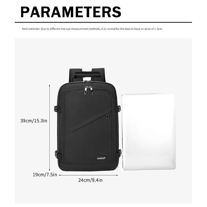 Geestock Travel Boarding Backpack Easyjet, Ryanair Multi-Functional Travel Backpack, Lightweight Computer Bag, Short Distance