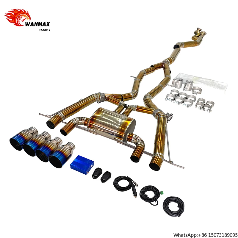 

Performance Valved Exhaust Valvetronic Catback System for 2021-2022 M3 M4 G80 G82 Titanium Alloy Exhaust With Bracket
