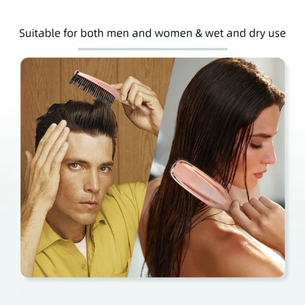 

Electroplated Crafted Massage Comb Cleansing Massage Scalp Luxury Style Fine Air Cushion Comb Upscale Hairdressing