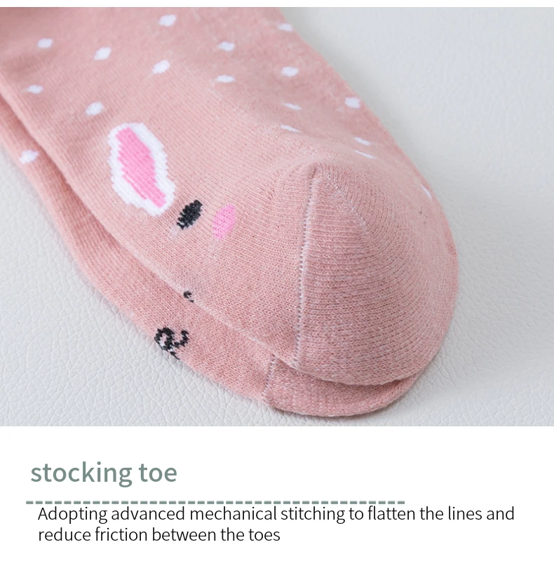 5 Paar kurze Damensocken, Pink Cat Thin, niedliche Ganzjahres-Bootsocken, Slow Top, modische Bootsocken – Detail 4