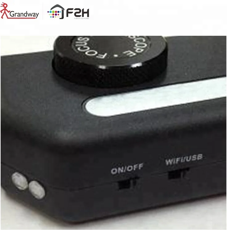 [ Grandway Original ] FIM-7 Fiber Optic Microscope Inspector WiFi USB, With Pass/Fail Software, 400X