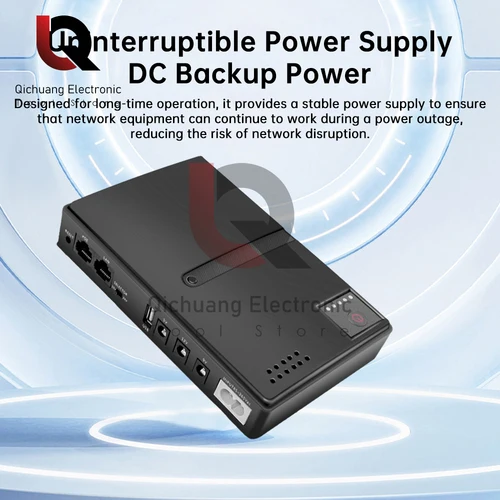 대용량 다목적 미니 휴대용 UPS 백업 전원 어댑터, WiFi 라우터용, 1018L DC18W 1A 2A 5V9V12V 15V 24V  Best5