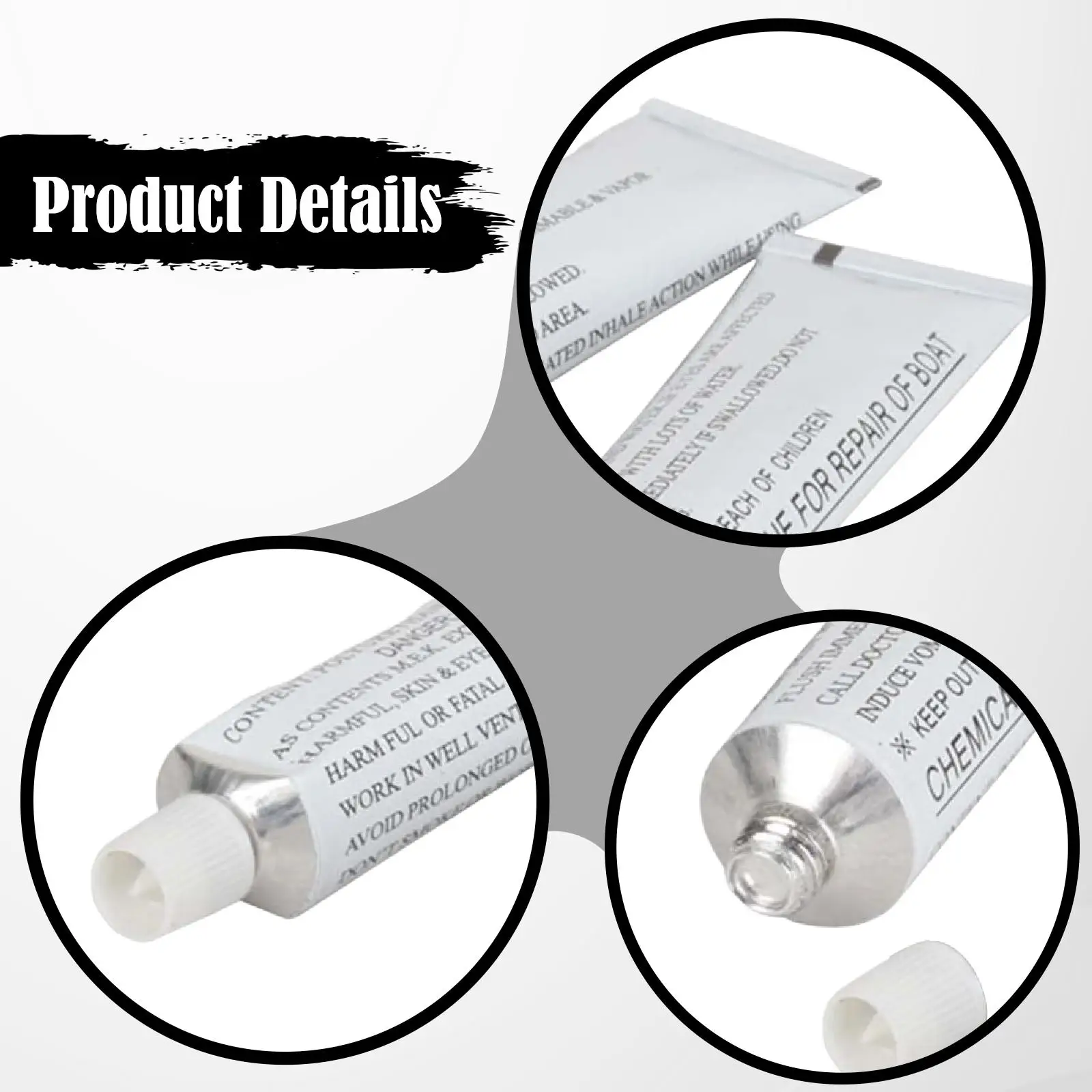 2x رقعة سائلة لإصلاح مقاوم للماء، أنبوب غراء لاصق، غراء رقعة قابل للنفخ لإصلاح الثقب، أحواض ساخنة، قوارب قابلة للنفخ PVC #6