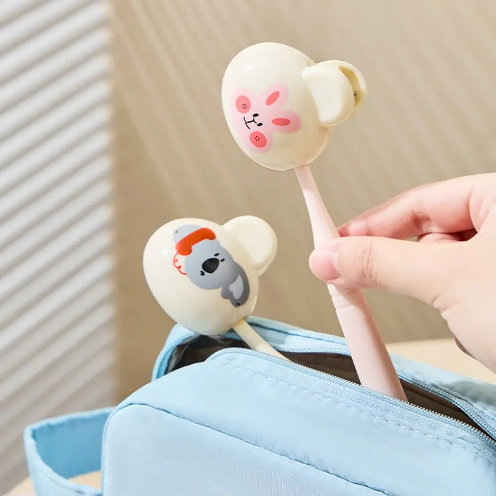 Plastic Toothbrush Head Protective Cover Portable Brush Protect Toothbrush Dust Cap Cover Rabbit/Koala/Bear Shape