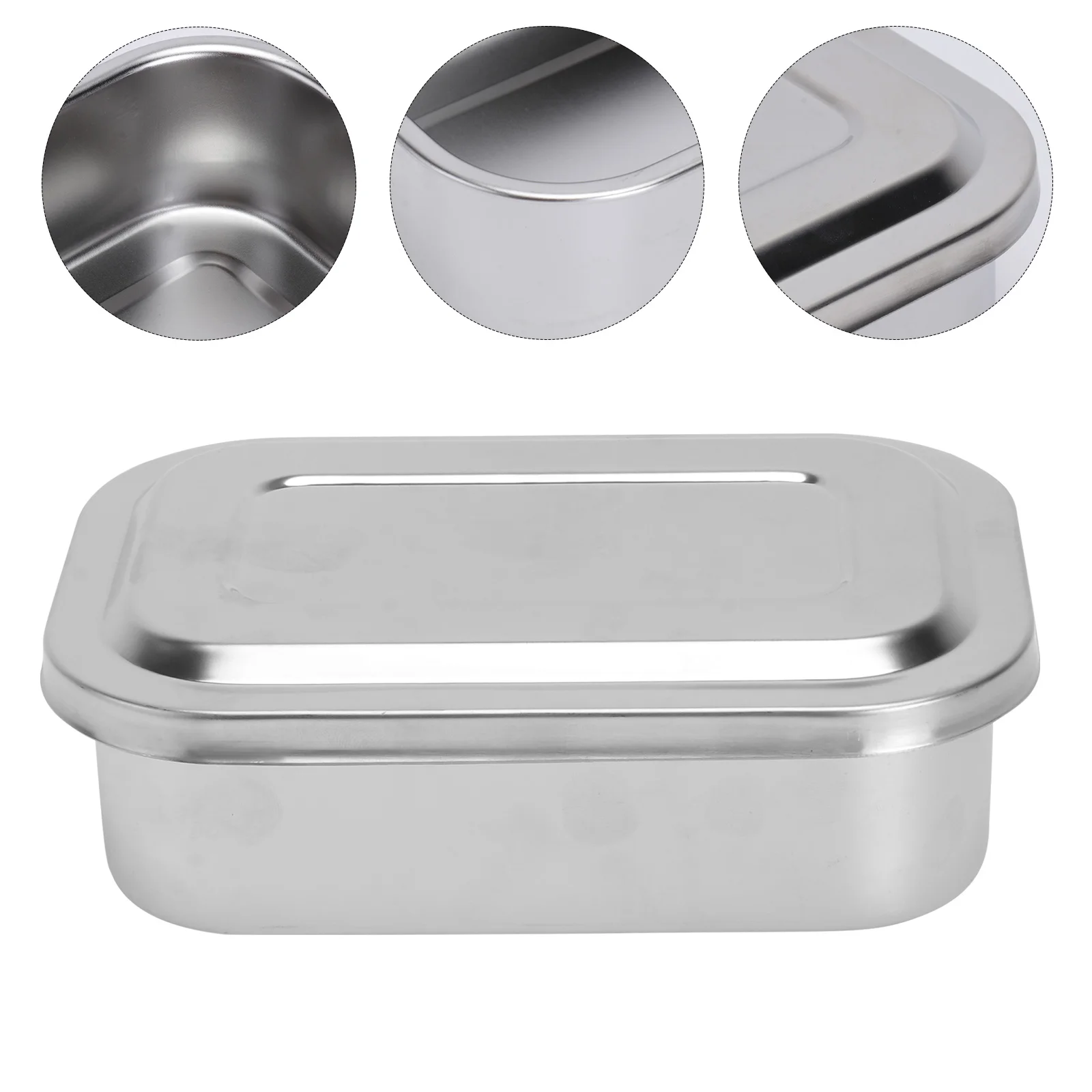 Box Surgical Instruments Medical Equipment Dissection Case Stainless Steel Tray with Lid