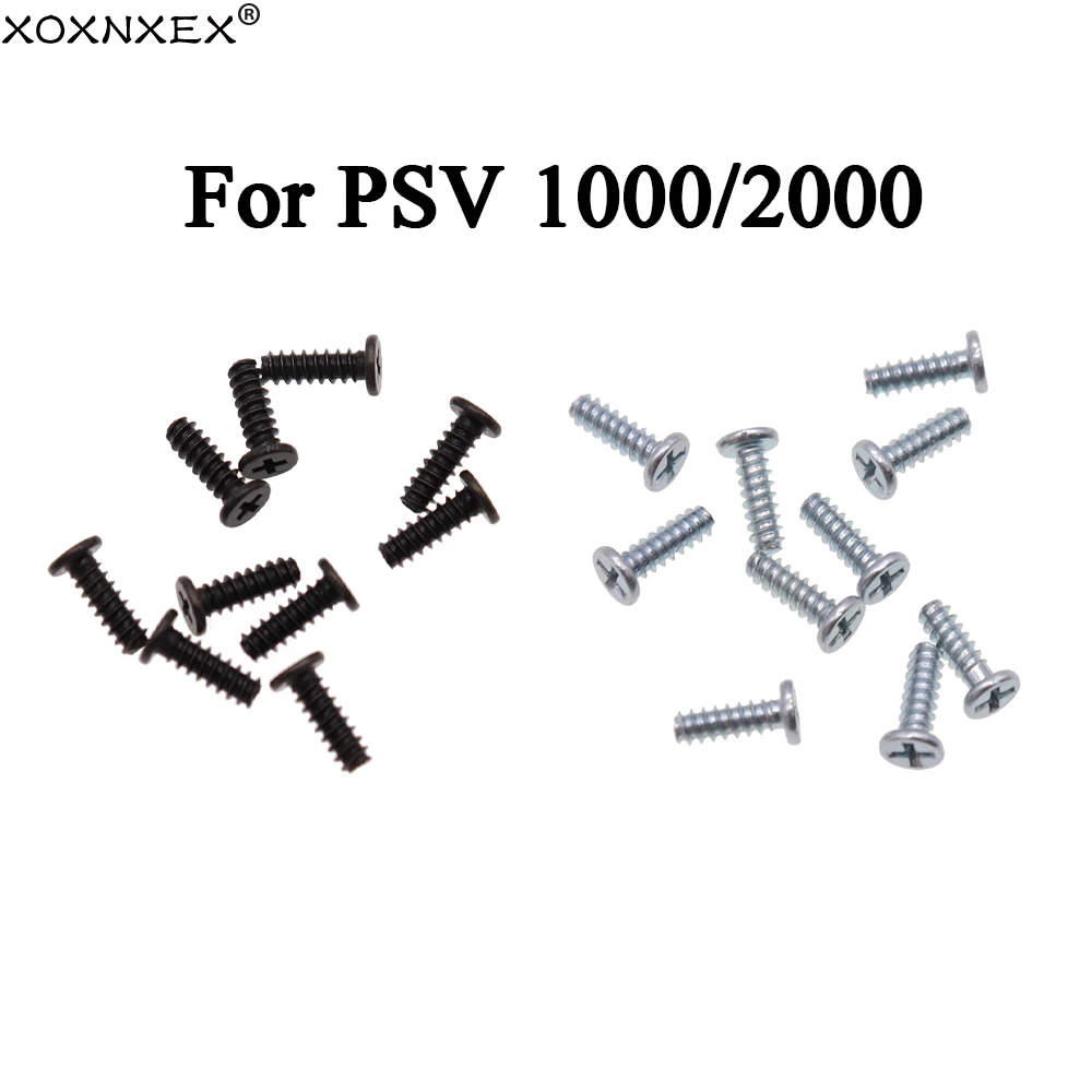 10–50 Stück schwarz/silberfarben für PSV1000, Ersatz-Philips-Kopfschrauben für PSV 2000, Spielkonsolengehäuse, kompletter Satz Schrauben ﻿ Mit Werkzeug