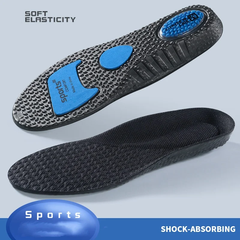 ZOOM Air-cushioned Insoles Men Women Sports Shock-absorbing Insoles Sweat-absorbing Odor-proof Breathable Basketball Insoles