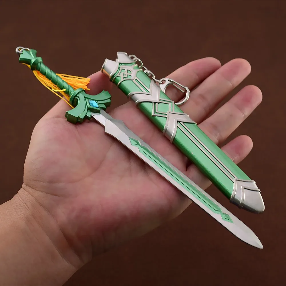 22cm Goddess Sword All Metal Gear Model LoZ Tears of the Kingdom Breath of the Wild Game Replica Link Collectible Decoration Toy