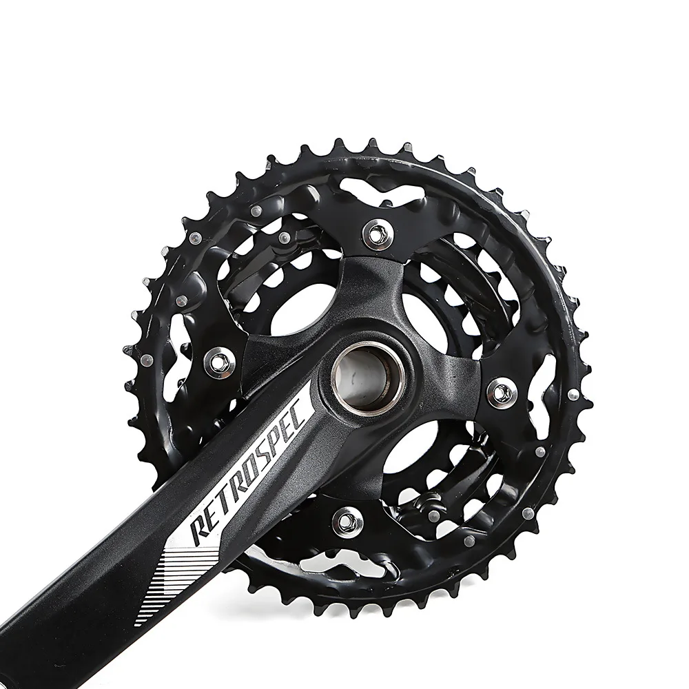 TWITTER-Aluminum Alloy Hollow Mountain Bike Crankset, 24-42T, 3-Piece, 10/30Speed, Bicycle Accessories, Bike Parts