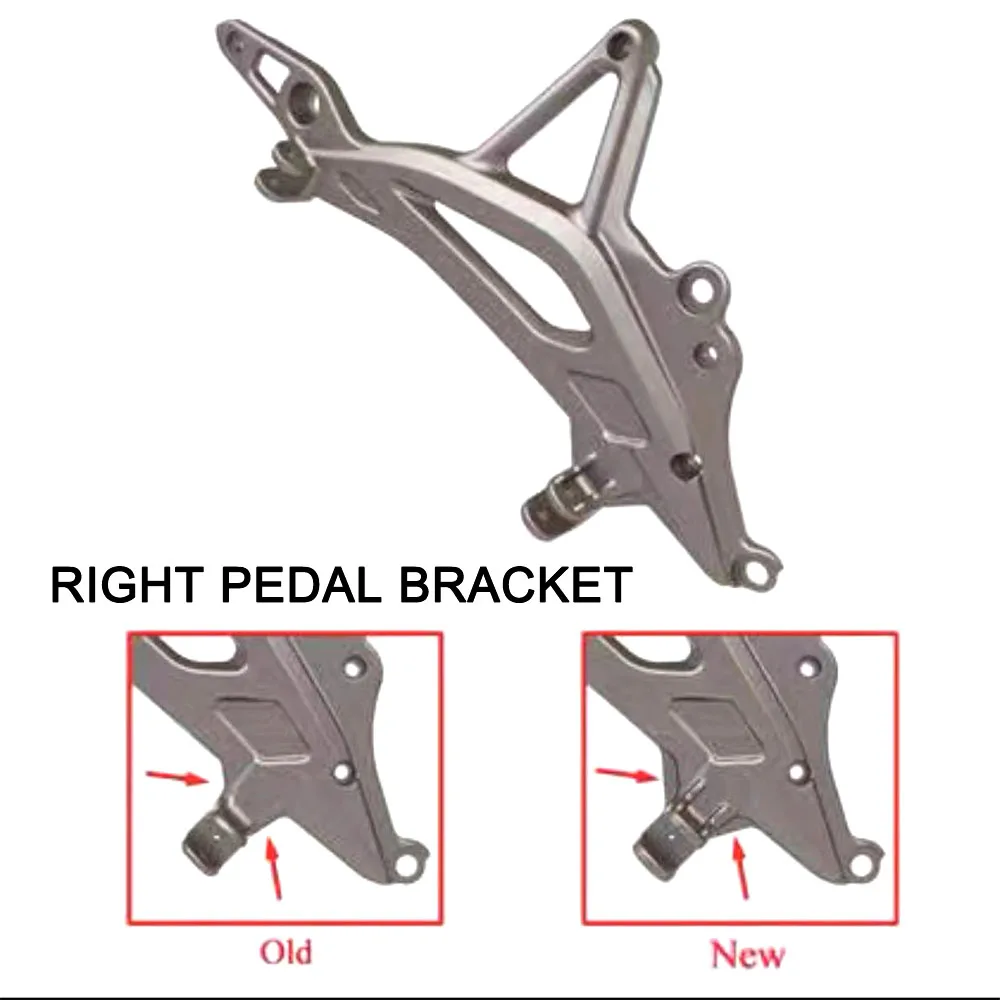 Motorcycle Pedal Bracket Left and Right Aluminum Triangle New For ZONTES 310-R 310-T 310-X 310T 310R 310X 310R1 310X2 310T2