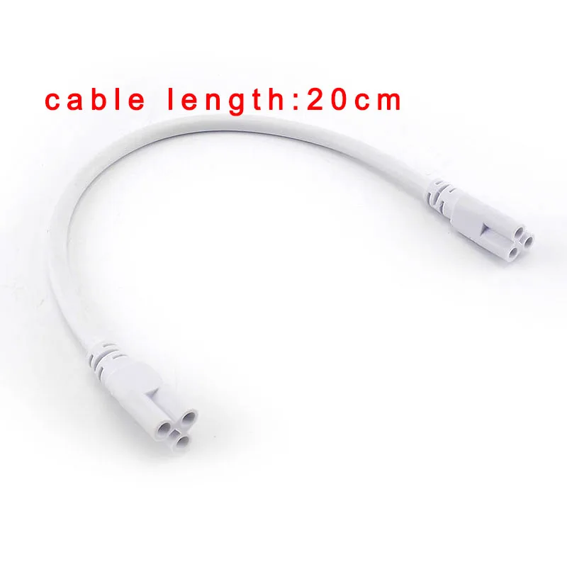 3pin AC 100-240 v HA CONDOTTO t5 Tubo Connettore del Cavo di Legare di Potere Adattatore di Alimentazione adattatore del Caricatore della Spina di