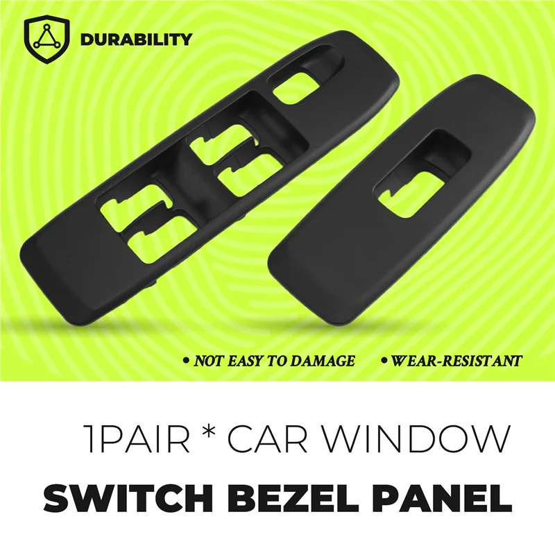 

A04E-For Mitsubishi Pajero/Montero V73 V77 2000-2006 Front Window Switch Bezel 1Pair 8619A040HA MR604166 Armrest Upper Panel