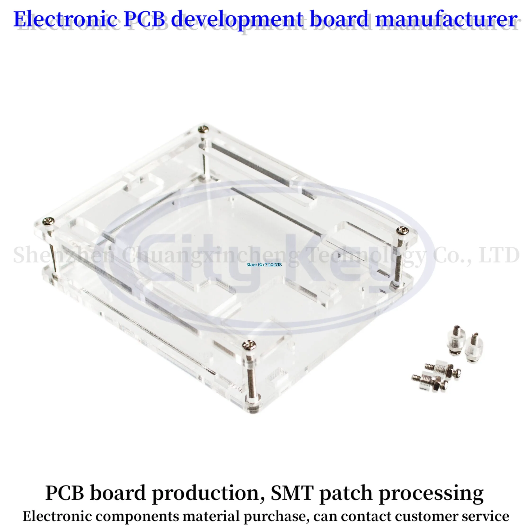 Uno R3 Case Enclosure Transparent Acrylic Box Clear Cover Compatible for Arduino UNO R3 Case