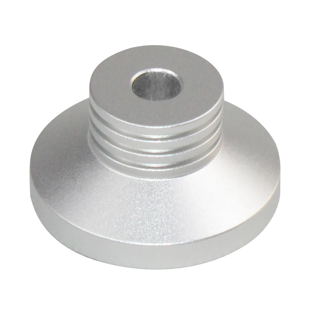 45 RPM Turntable Adapter Aluminum 7 inch EP Record Turntable Phonograph Vinyl Record Center Adapter