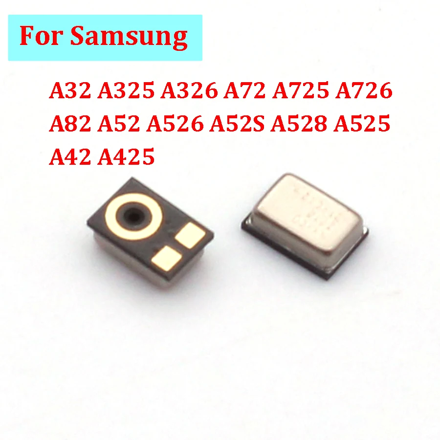 10-100pcs Inner MIC Speaker For Samsung A32 A325 A326 A72 A725 A726 A82 A52 A526 A52S A528 A525 A42 A425 Microphone Transmitter