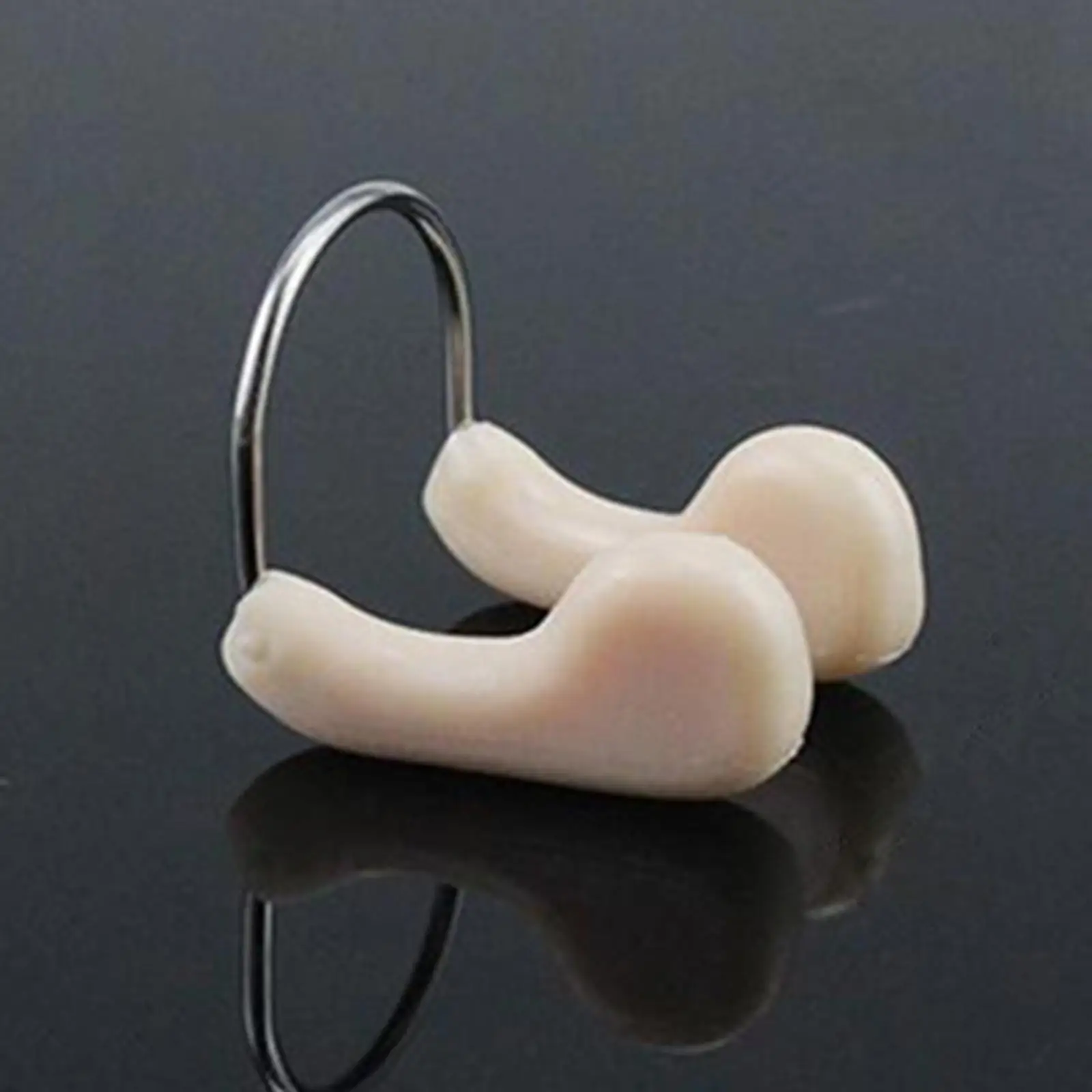 Adjustable Swimming Nose Clip Silicone Steel Nose Protector for Surfing Diving Training Portable Pool Accessory