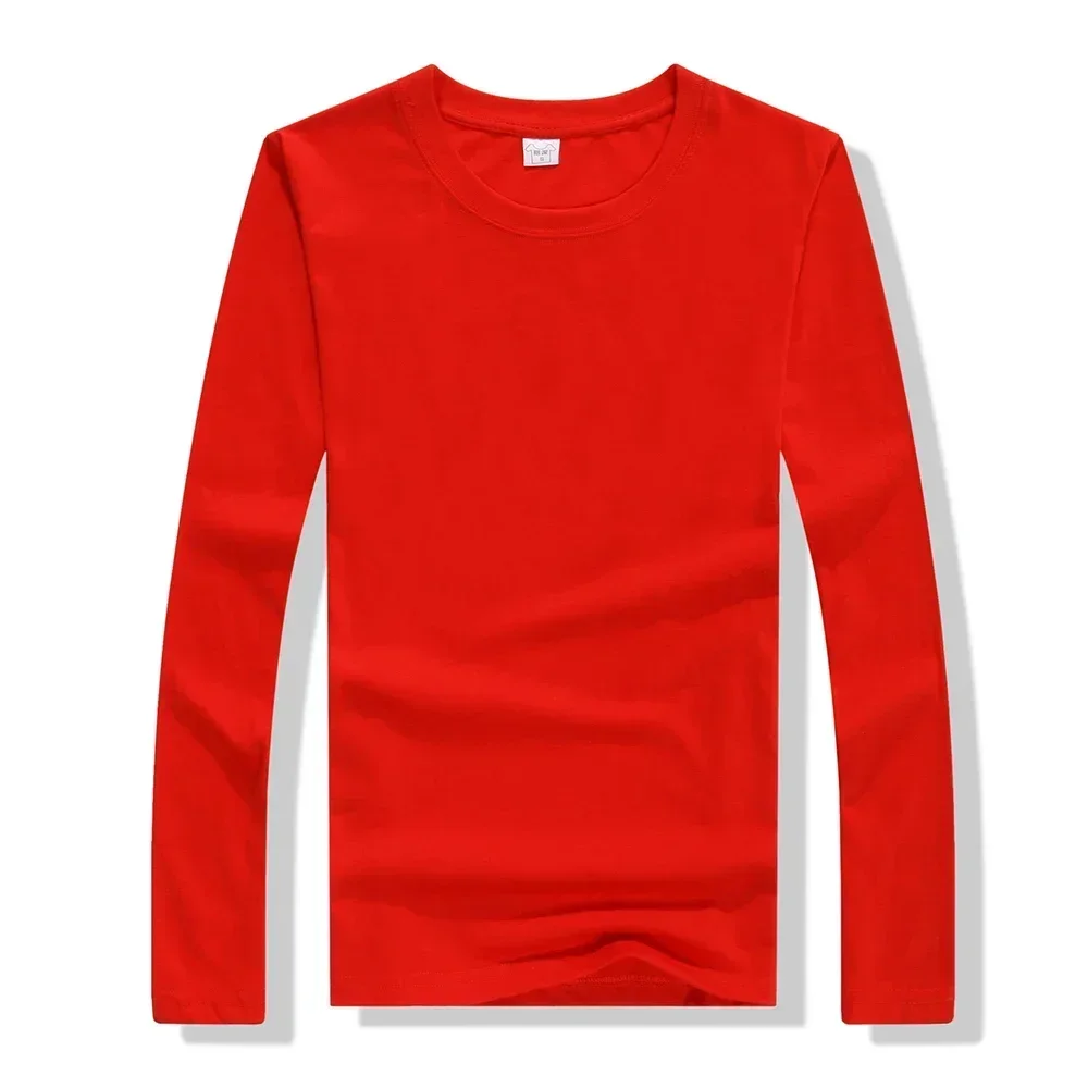 Outdoor Walking Runing Sport Paar Tops Basis Werkkleding Shirts Voor Heren Lange Mouw In Wit/Rood/Zwart/Blauw/Geel