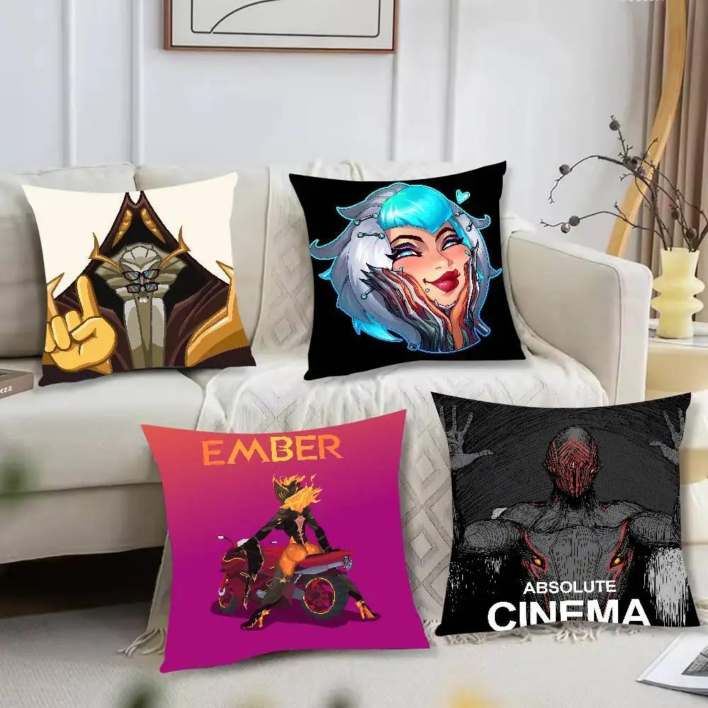 Fashion New Plot The Old Peace Warframe Pillow Case Cushion Cover Decor Home Throw For Couch Camping Pillow Cover Decorations