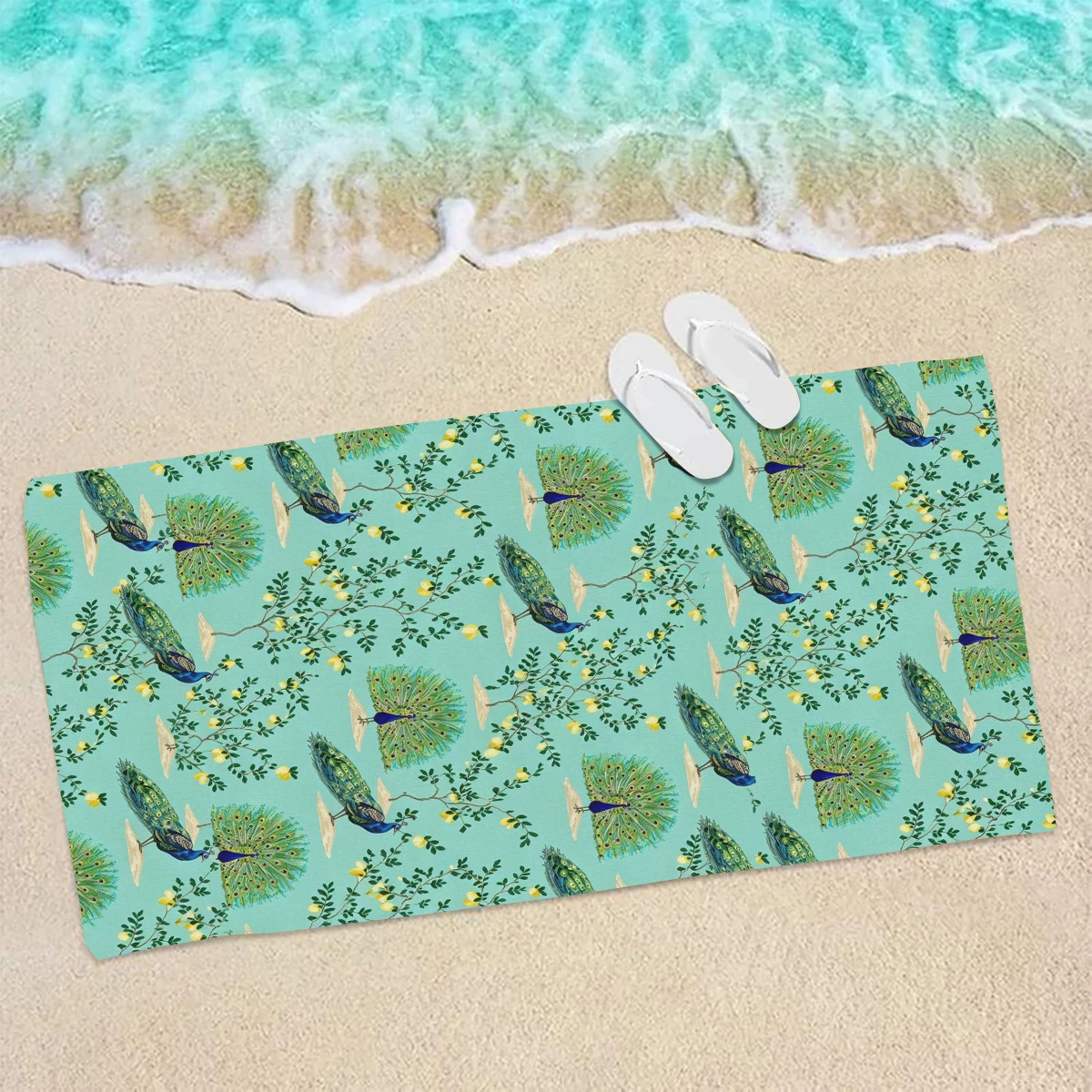 Multi-purpose Polyester Beach Towel - Ideal for Swimming, Fitness, Camping, Yoga, Travel and Beach Activities