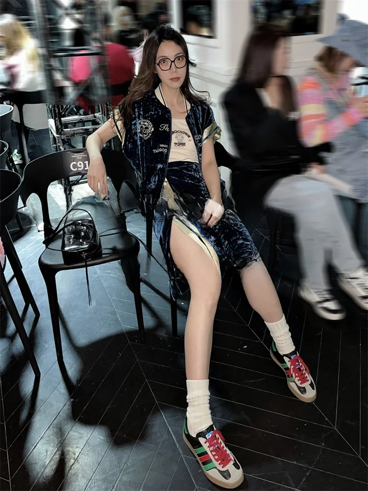 

Юбка-миди в полоску с завышенной талией, однотонная, на молнии, из другого материала, весна 2023