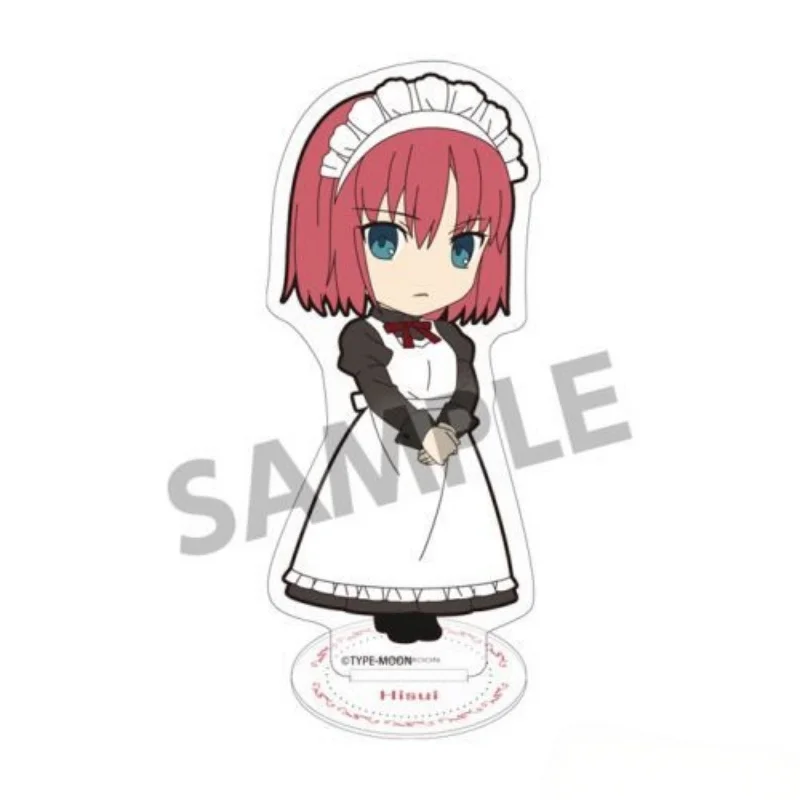 Wholesale Anime Tsukihime 10CM Arcueid Brunestud Acrylic Stand Keychain Anime Figure Decor Desk Ornament Gift for Fans