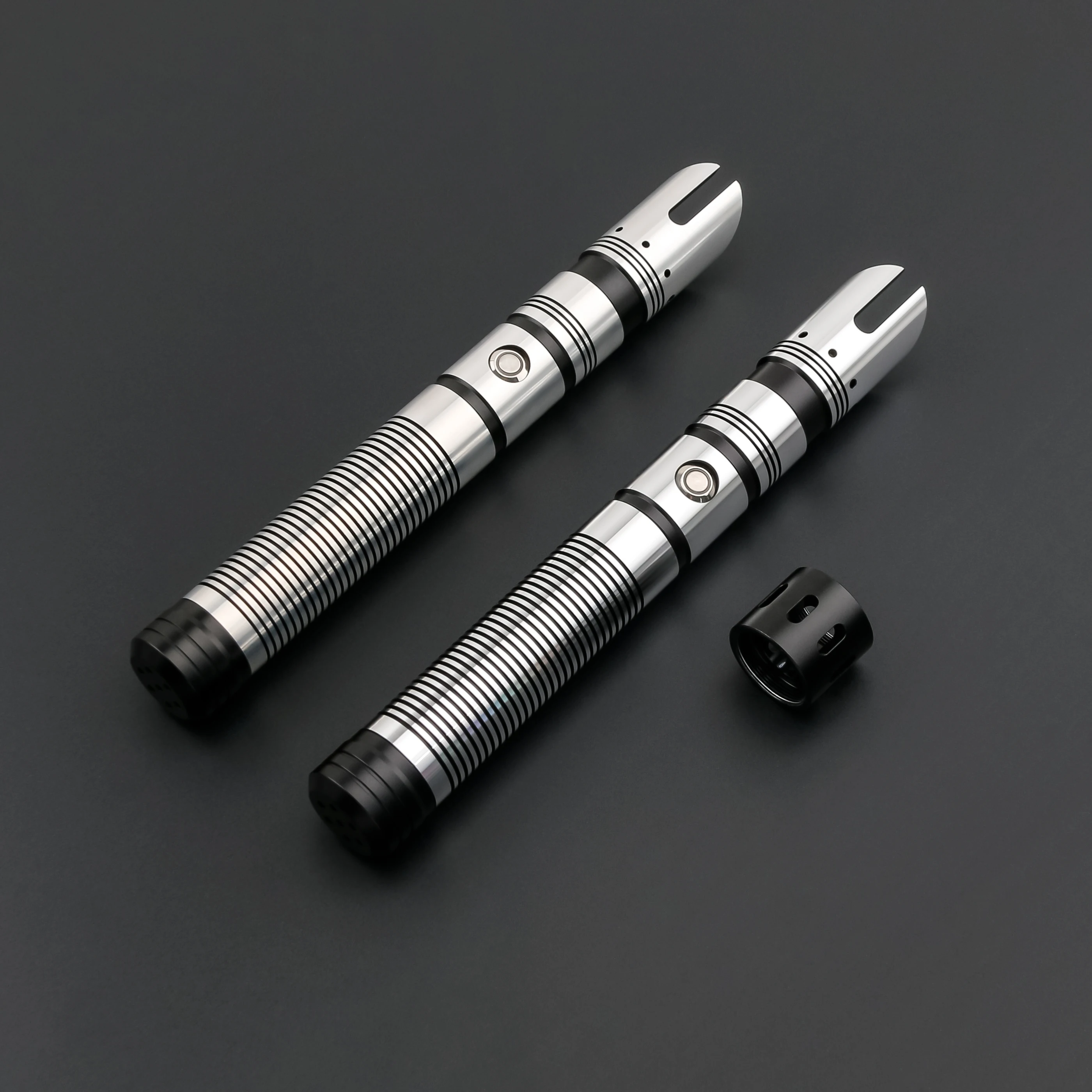 TXQSABER Dueling Heavy E30 Double-edged Lightsaber Free Connector FOC Blaster Smooth Swing Laser Sword Toys for Adult Cosplay