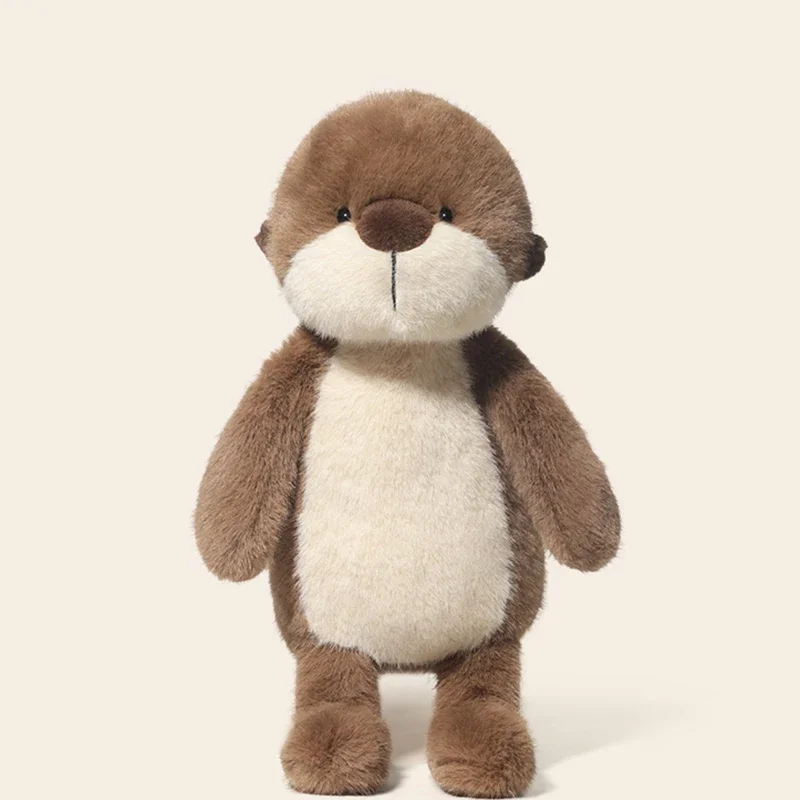 Nette Simulation Meer Otter Plüsch Spielzeug Lebensechte Flauschigen Biber Weiche Puppe Echte Kuscheltiere Otter Kinder Spielzeug Geburtstag geschenk