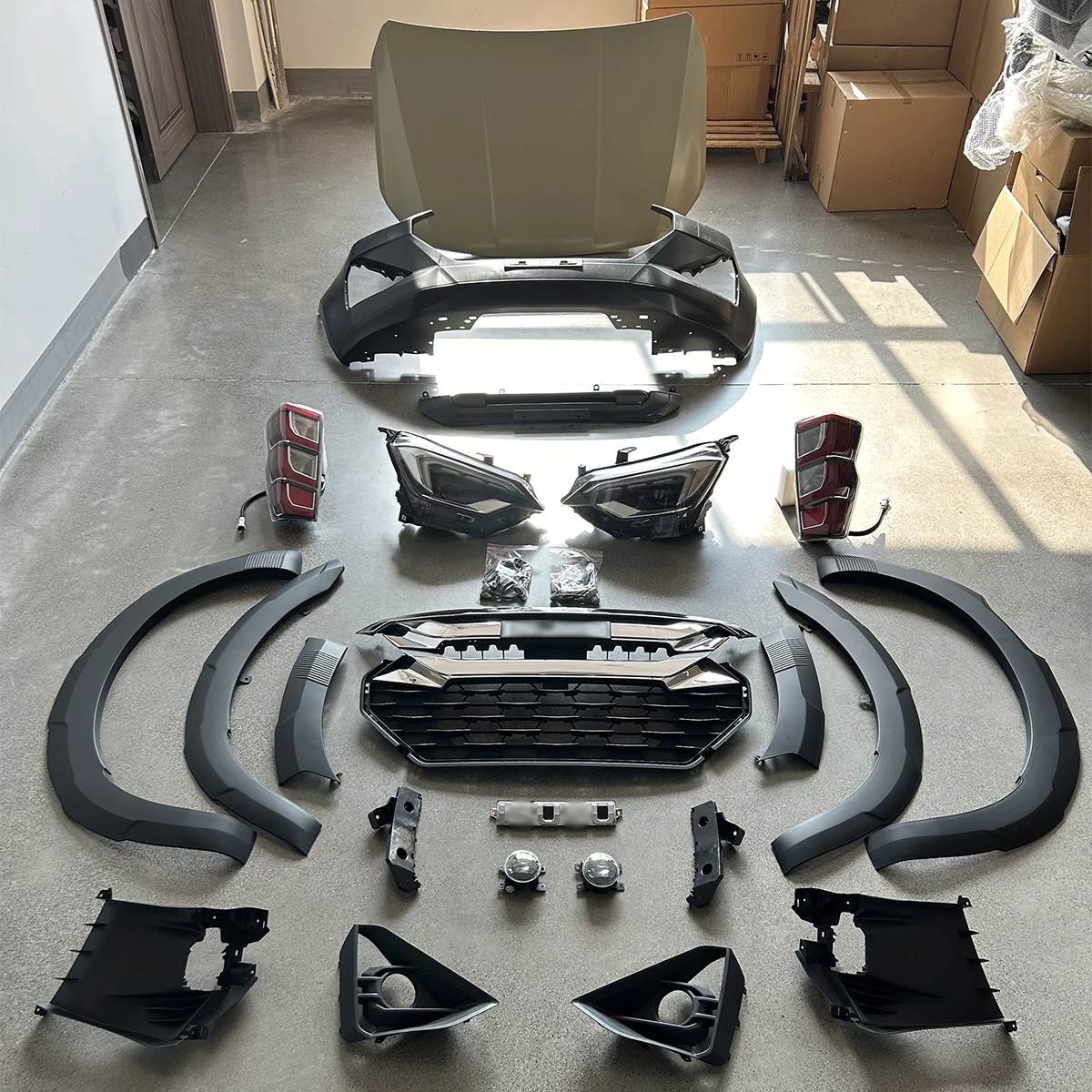 

Perfect Fitment Bumpers Body Kit Use for ISUZU 4X4 Dmax 2019-2023 Upgrade to 2025 V CROSS Model.