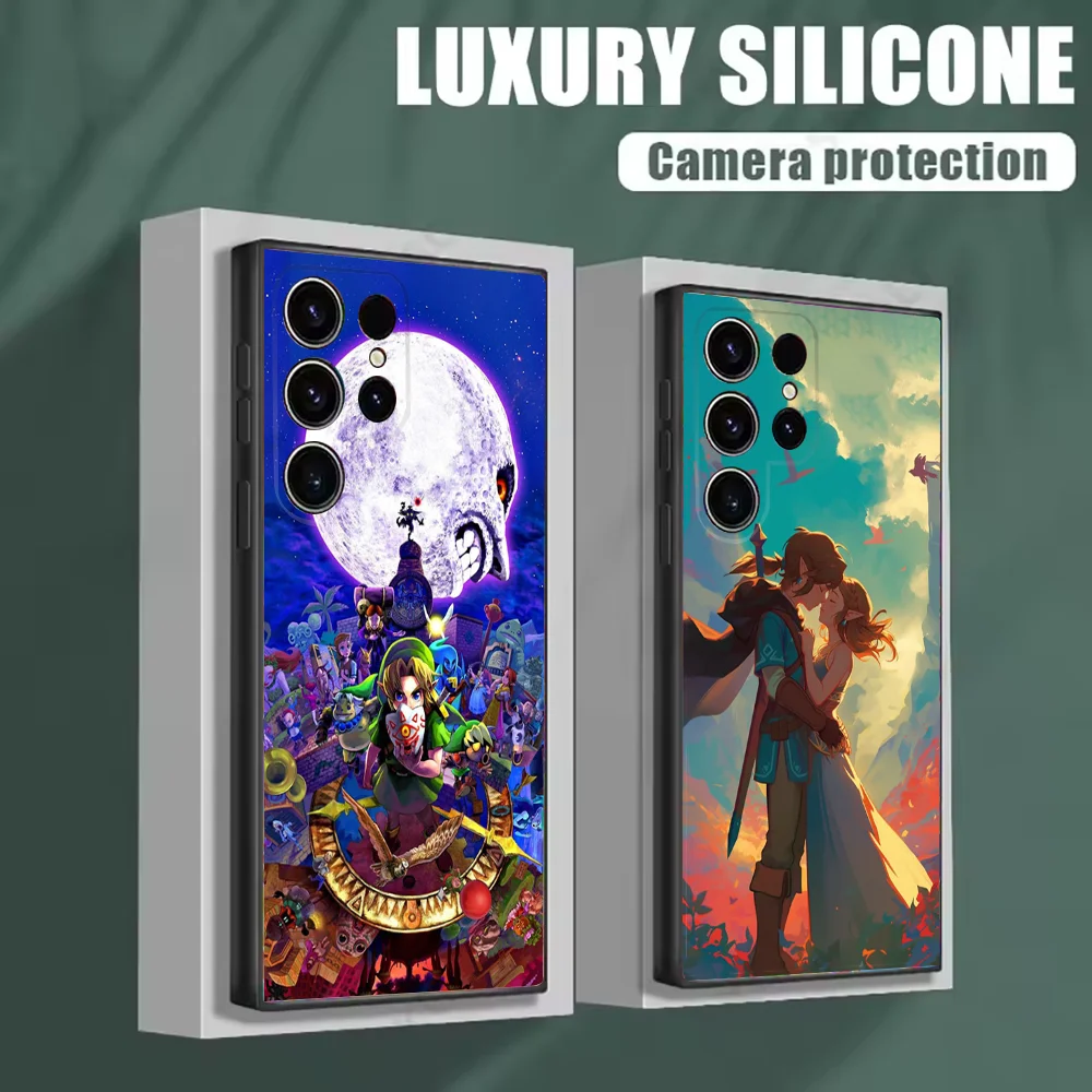 

The Legend of Z-Zelda Phone Case For Samsung S25,S24,S21,S22,S23,S30,Ultra,S20,Plus,Fe,Lite,Note,10 Black Soft Shell