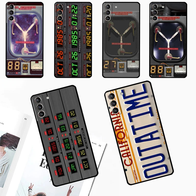 Back to the Future Flux Capacitor Cover For Samsung Galaxy S23 Ultra S8 S9 S10 S22 Plus S20 S21 FE Note 10 20 S24 Ultra Case