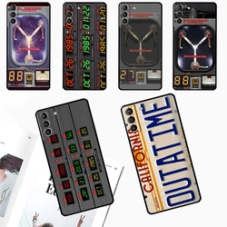 Back to the Future Flux Capacitor Cover For Samsung Galaxy S23 Ultra S8 S9 S10 S22 Plus S20 S21 FE Note 10 20 S24 Ultra Case