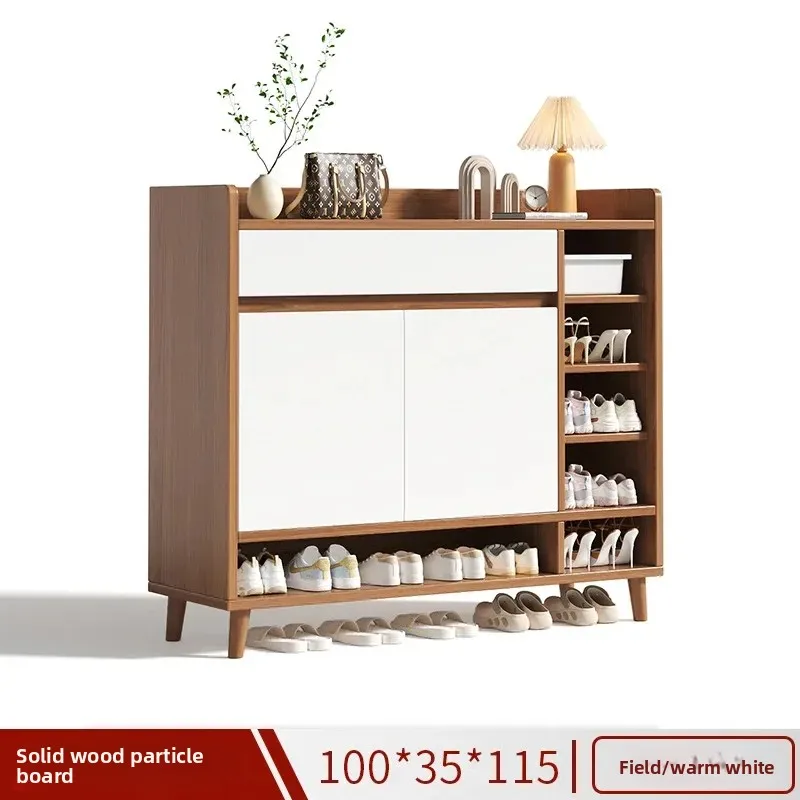 shoe cabinet household door locker integrated multi-layer entrance cabinet shoe rack