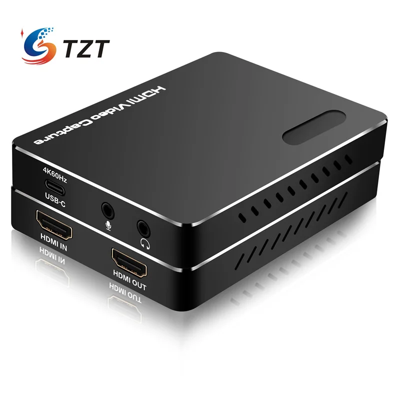 TZT NK-A20 USB3.2 HDMI-compatible Acquisition Card 240Hz Loop Output Low Delay Acquisition for Live Streaming/Recording