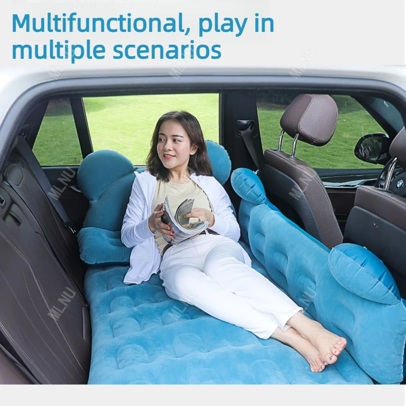 Imagen 6: Colchón Inflable para Auto para Accesorios BYD Dolphin 2025/2024-PVC Premium, Doble Barrera, Protección de Cabeza Anticolisión 2022-2023