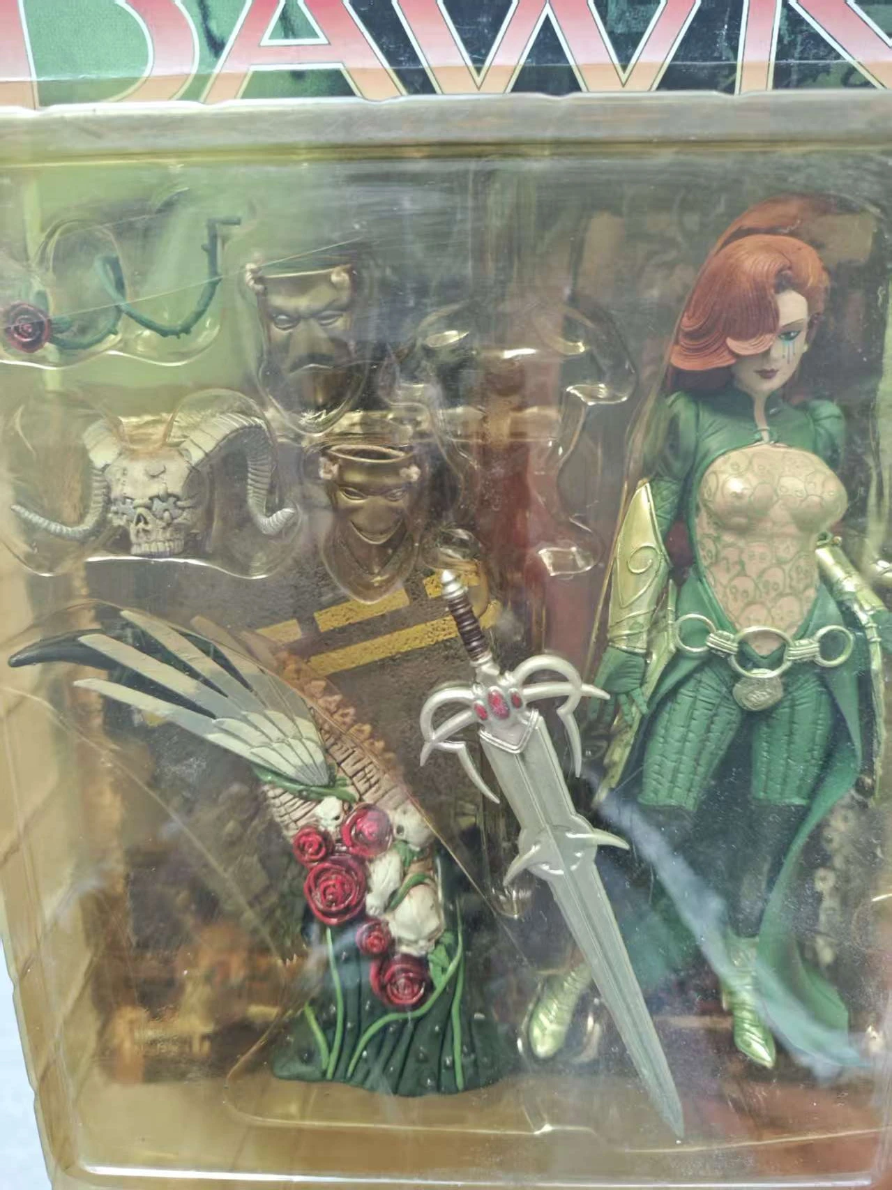 Joseph Michael Linsner’s Dawn Action Figure Toys 1999 RARE Collector’s Figure The box is slightly yellowed