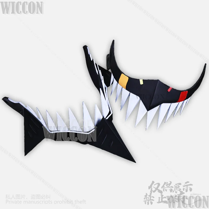 Masque d'Horreur 3D Demi-Visage pour Homme et Femme, Costume de Cosplay de Dandadan, Parapluie, Anime, Personnalisé, Halloween, ixde Noël, Nouveau
