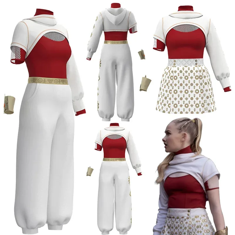 2025 Film Zombies 3 Nova Cosplay Kinder Mädchen Kostüm Kinder Rollenspiel Kleid Top Hosen Komplettes Set Kleidung Halloween Anzüge ob; 8