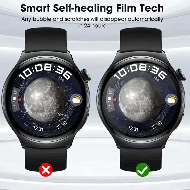 1–5 Stück Hydrogel-Folie für Huawei Watch GT 2 3 4 5 6 GT 3 5 6 Pro GT Ultimate Runner, kratzfester Displayschutz, kein Glas – Detail 7