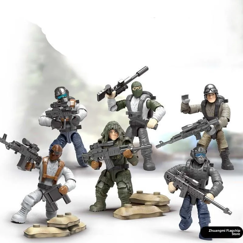 نموذج طائرة عسكرية مفصلية مجمعة للقوات الخاصة، ألعاب نموذجية للدبابة، قطع تركيب للهواة والمقتنين #5