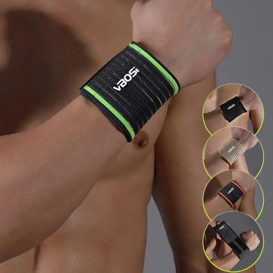 VBOSi 1-teilige verstellbare Handgelenkstütze, atmungsaktive Kompressionsbandagen für Gewichtheben, Basketball, Tennis und Training für Damen und Herren