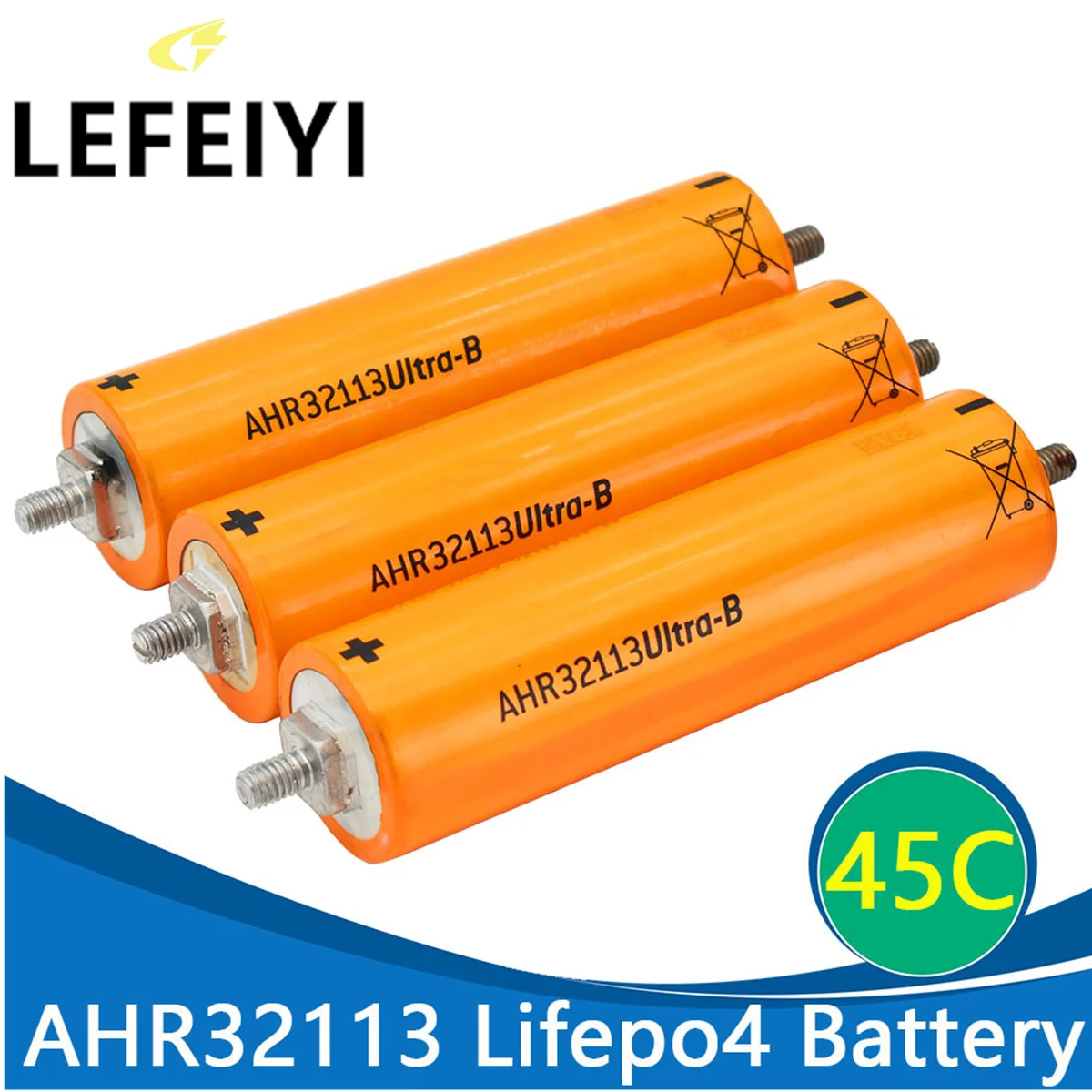 Baterías recargables de litio, fosfato de hierro y fosfato A123, AHR32113, Lifepo4, 3,2 V, 4000mah, 45C