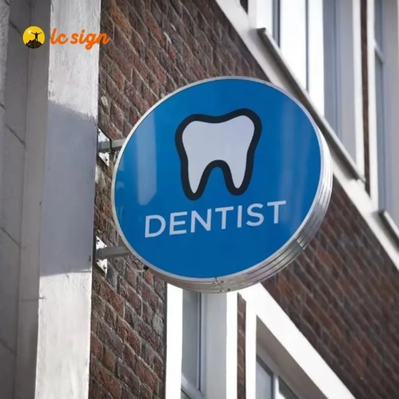 Signage Business Logo Custom Advertising Light Box for Shopping Mall Coffee Storefront Outdoor Waterproof Cube Acrylic Light Box