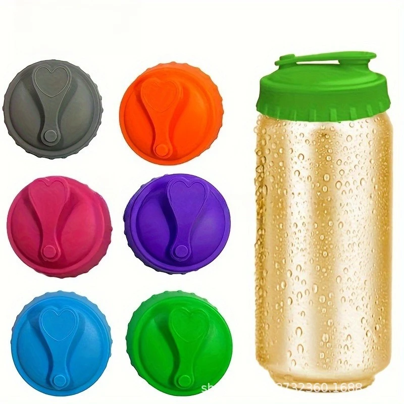 

Reusable Can Stopper Silicone Soda Can Lid Stopper for Drinks Juice Soda Beer Coke Beverage Fits Standard Cans Protecto Coke Can